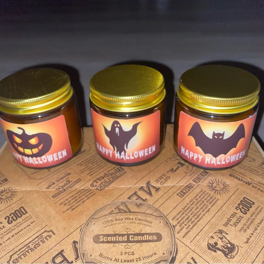 Halloween candles 3 pack